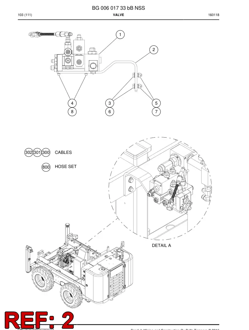 BG00576814b BG 005 768 14b Bracket - Sandvik Technical Drawing