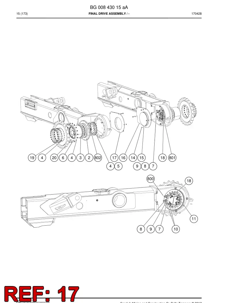 BG00577189b BG 005 771 89b Plate - Sandvik Technical Drawing