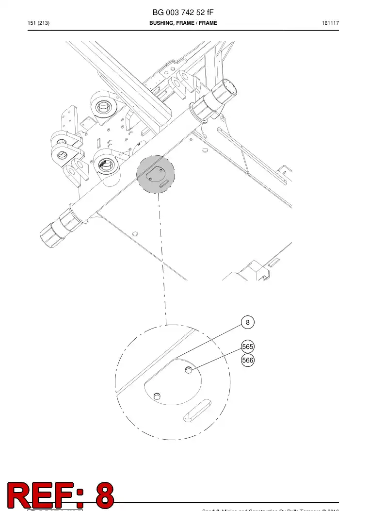 BG00578192a BG 005 781 92a Cover - Sandvik Technical Drawing