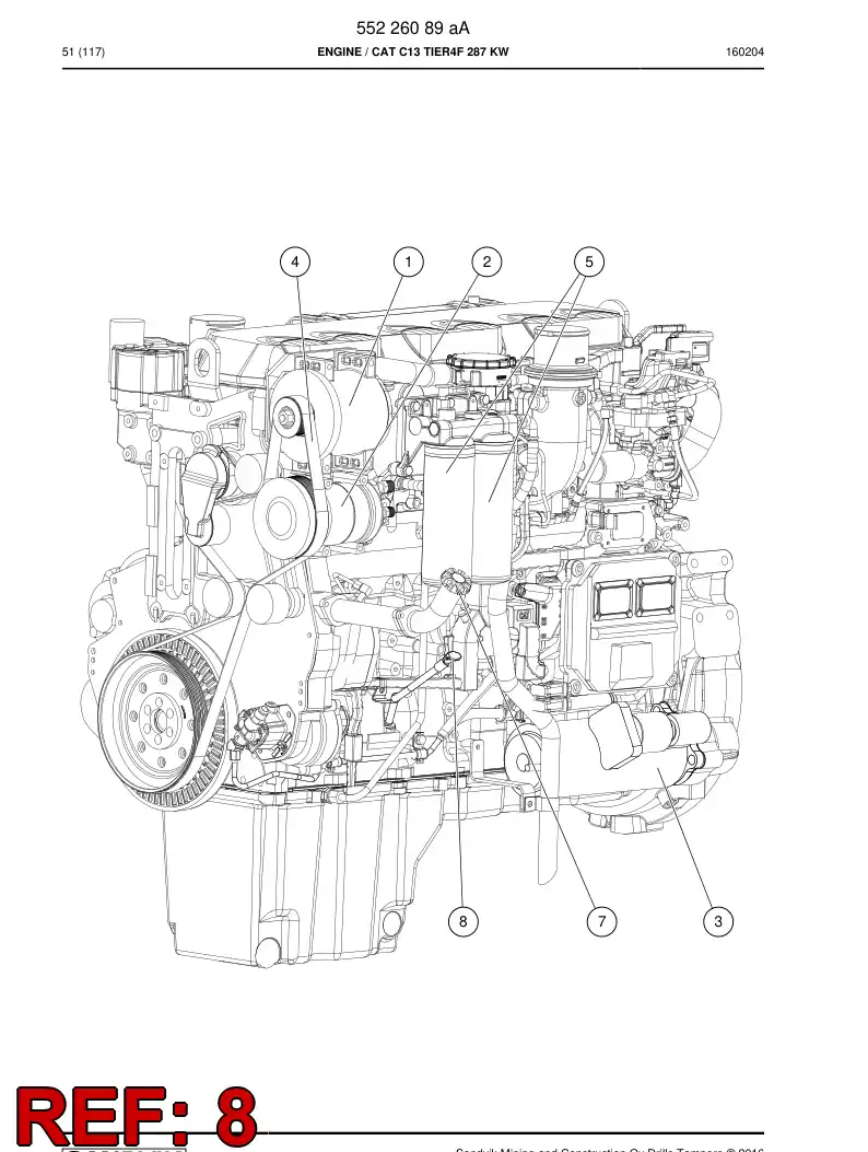 BG00579230a BG 005 792 30a Dipstick - Sandvik Technical Drawing