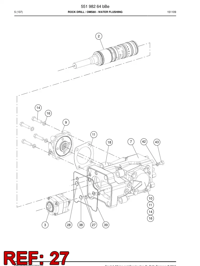 BG00579421a BG 005 794 21a O-ring - Sandvik Technical Drawing