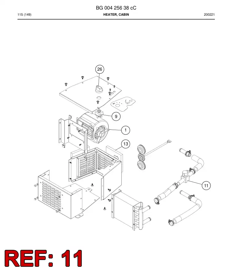 BG00583542a BG 005 835 42a Valve - Sandvik Technical Drawing