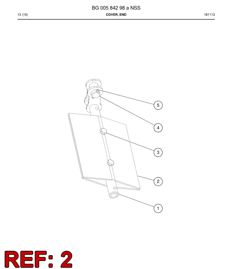 BG00584303a BG 005 843 03a Cover - Sandvik Technical Drawing