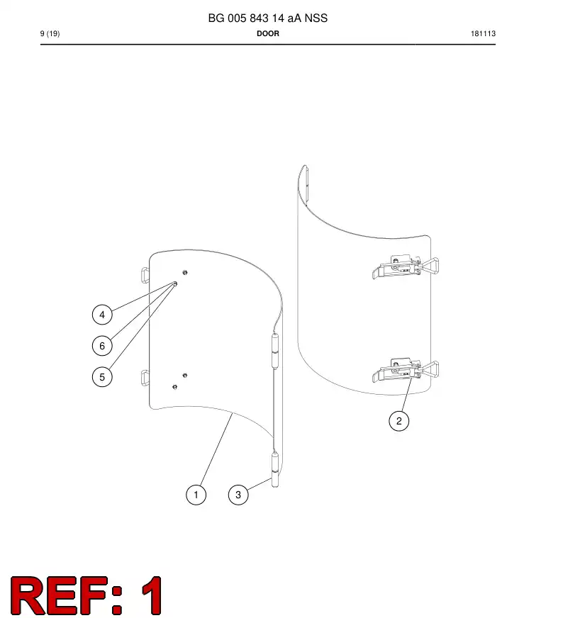 BG00584312a BG 005 843 12a Hatch - Sandvik Technical Drawing