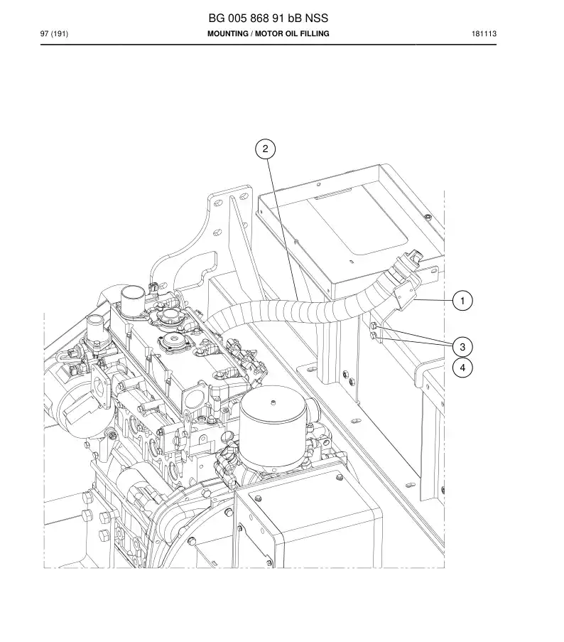BG00586891b BG 005 868 91b Mounting - Sandvik Technical Drawing