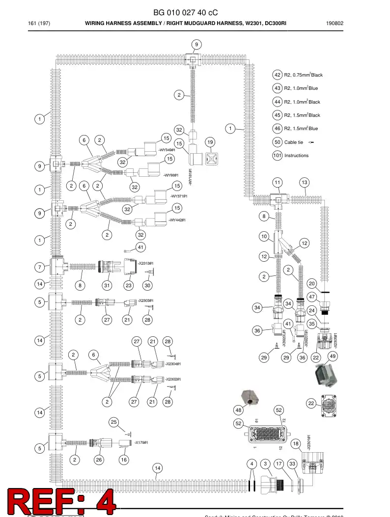 BG00601918a BG 006 019 18a Rubber Band, O-Ring - Sandvik Technical Drawing
