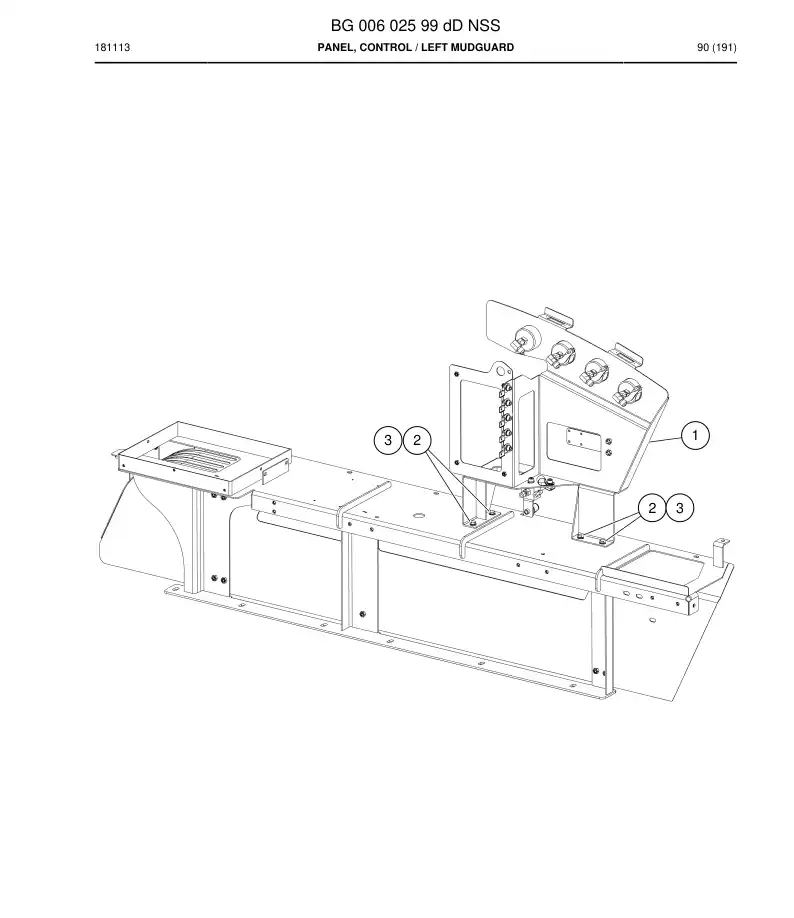 BG00602599d BG 006 025 99d PRING, CONTROL - Sandvik Technical Drawing