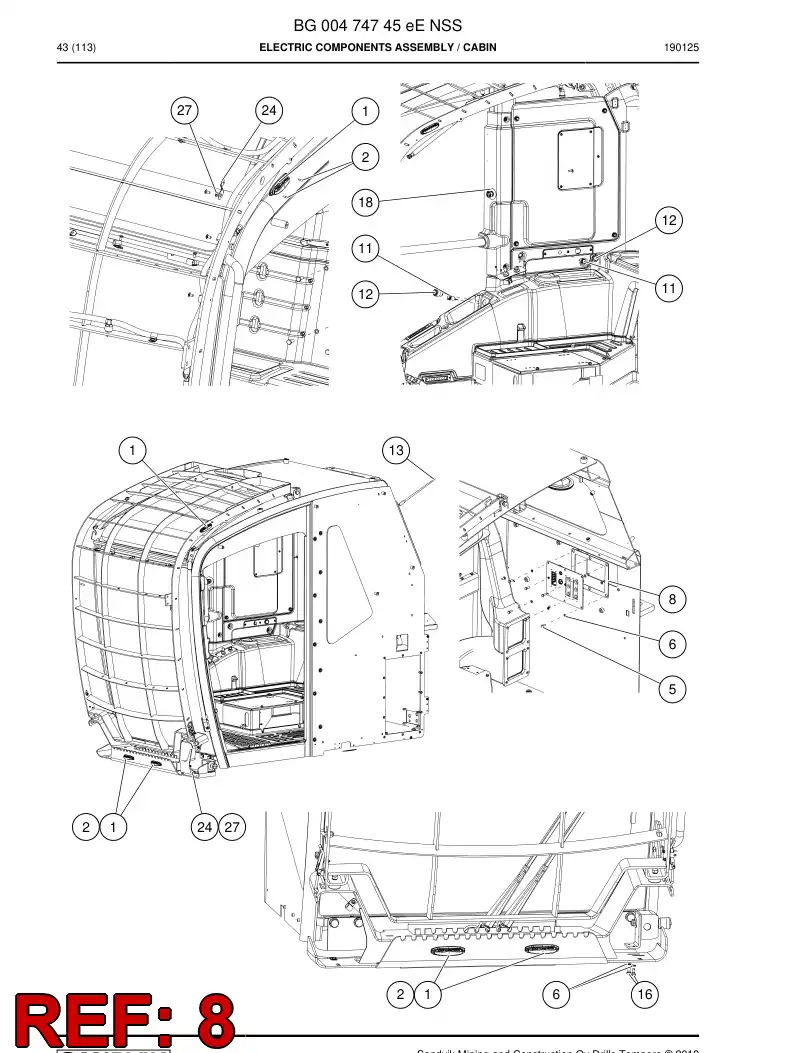 BG00606800a BG 006 068 00a Seal - Sandvik Technical Drawing