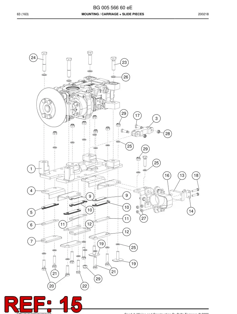 BG00608095a BG 006 080 95a Screw - Sandvik Technical Drawing