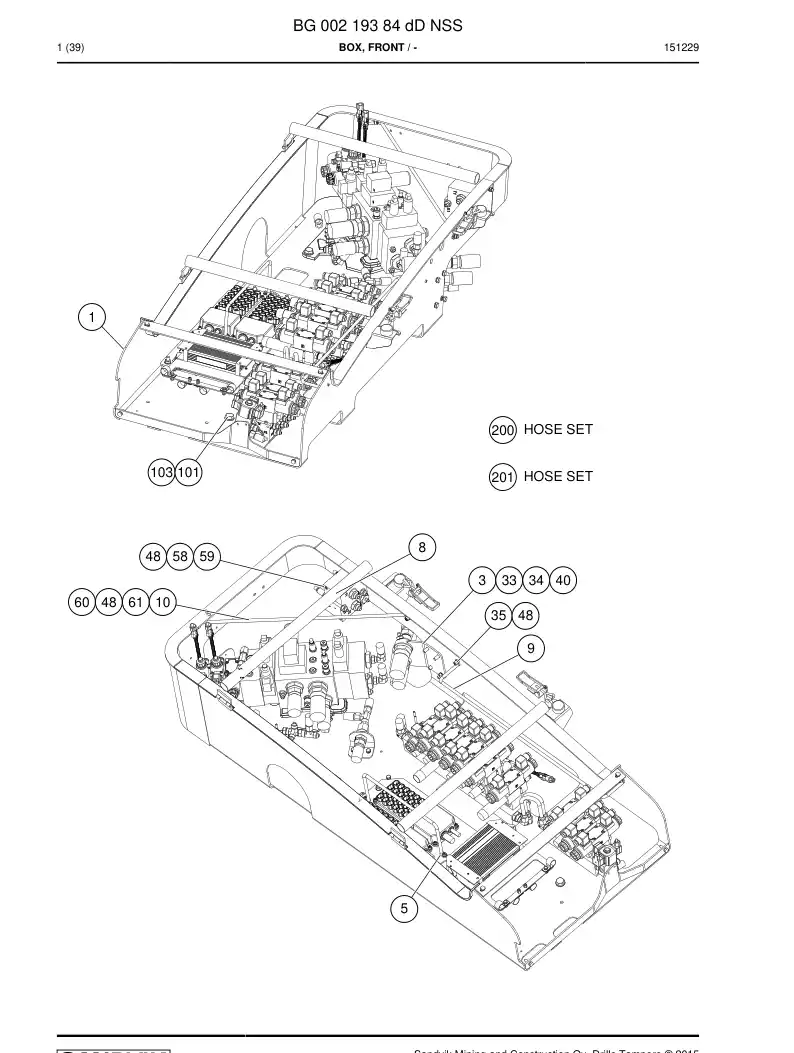 BG00608126b BG 006 081 26b Assembly Kit - Sandvik Technical Drawing