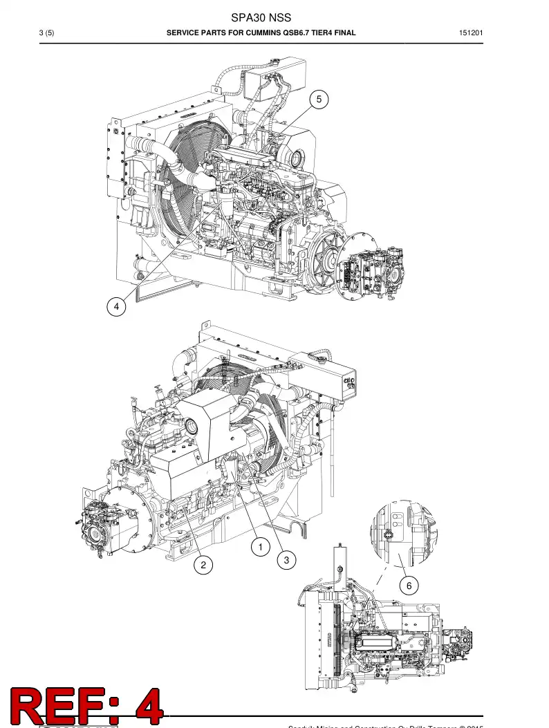 BG00610854a BG 006 108 54a Filter, fuel - Sandvik Technical Drawing