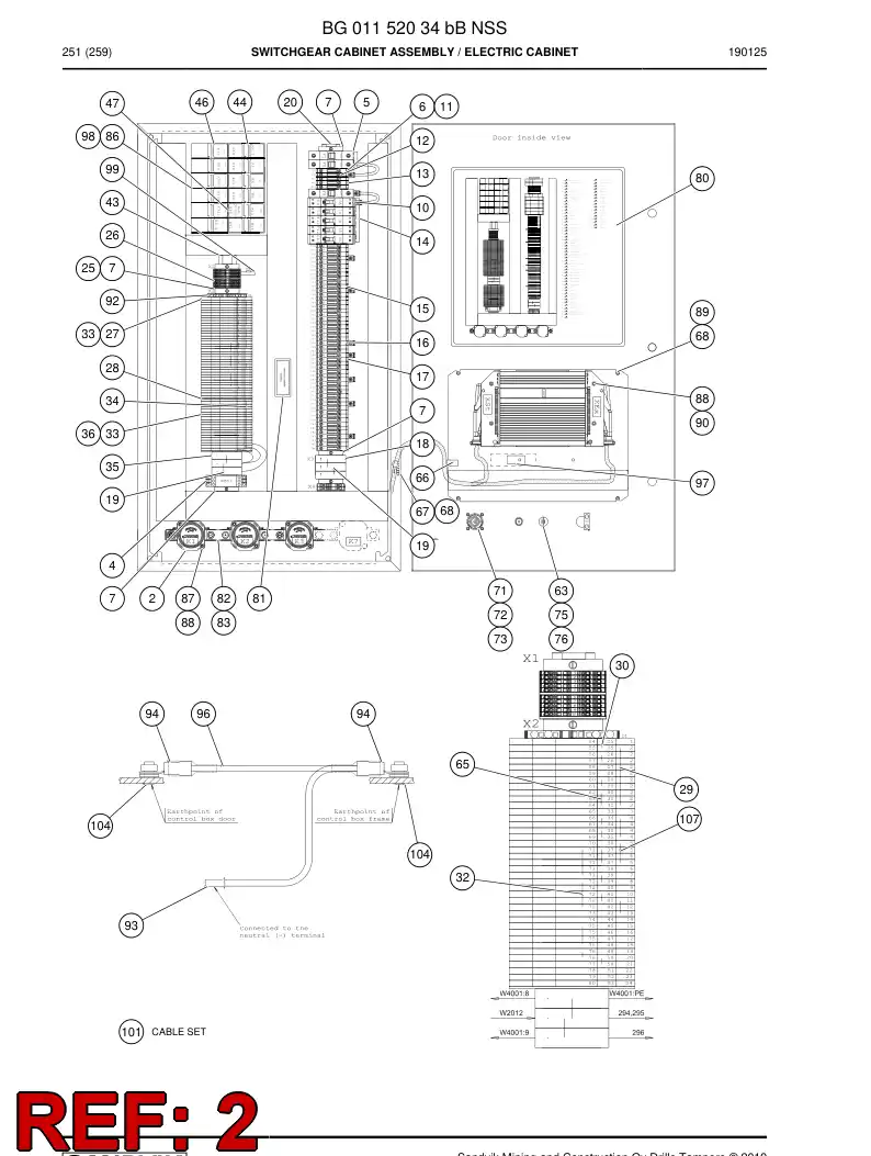 BG00613478a BG 006 134 78a Relay - Sandvik Technical Drawing