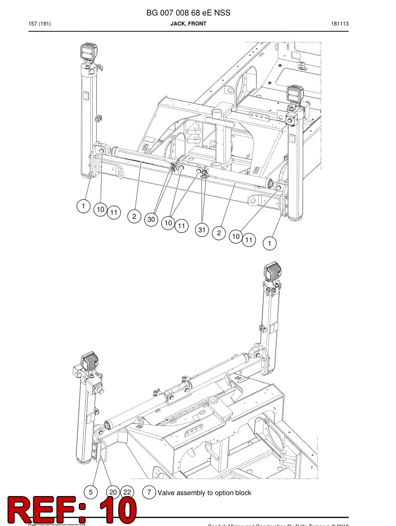 BG00613781a BG 006 137 81a Pin - Sandvik Technical Drawing