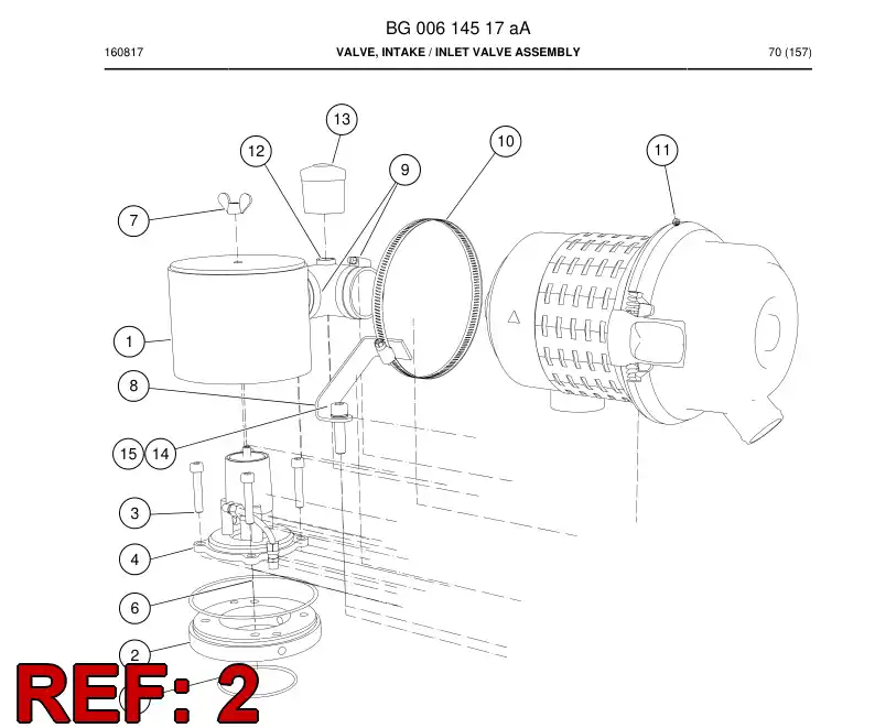 BG00614522a BG 006 145 22a Flange - Sandvik Technical Drawing