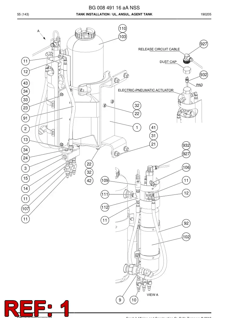 BG00615520a BG 006 155 20a SOPORTE - Sandvik Technical Drawing