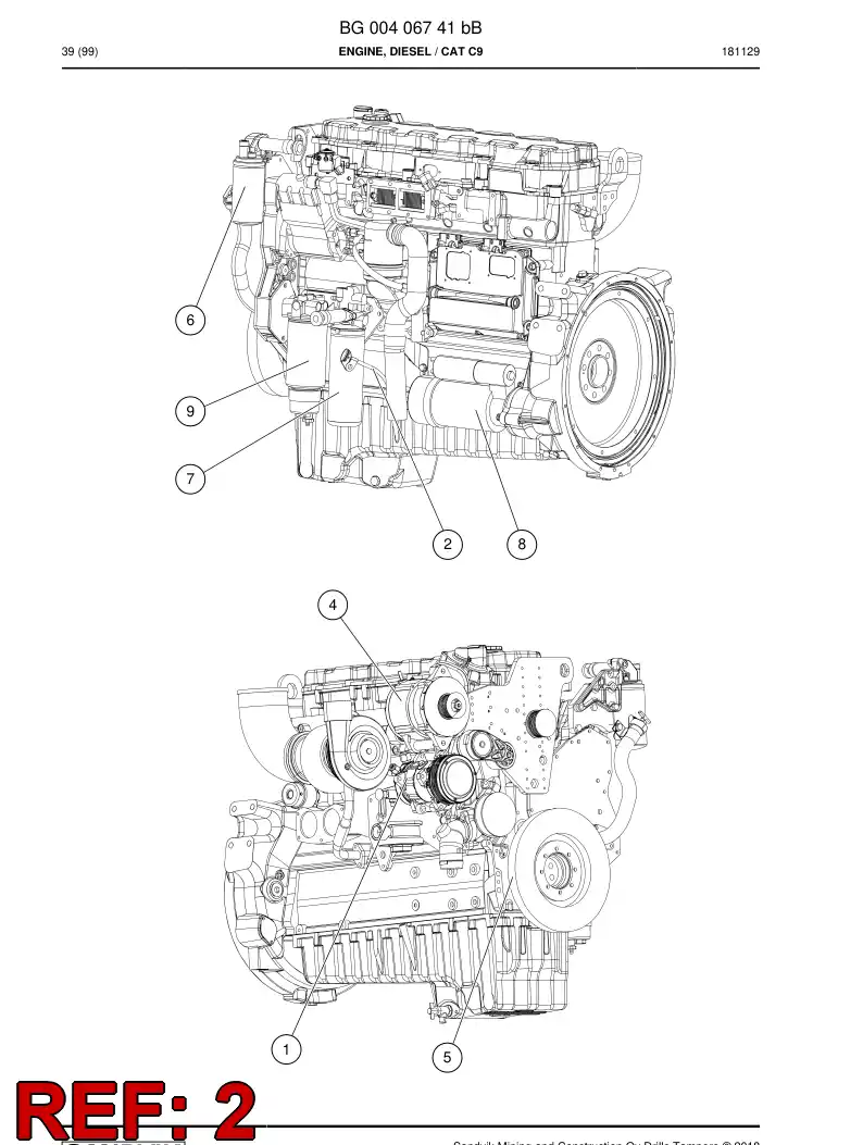 BG00616402a BG 006 164 02a Dipstick - Sandvik Technical Drawing