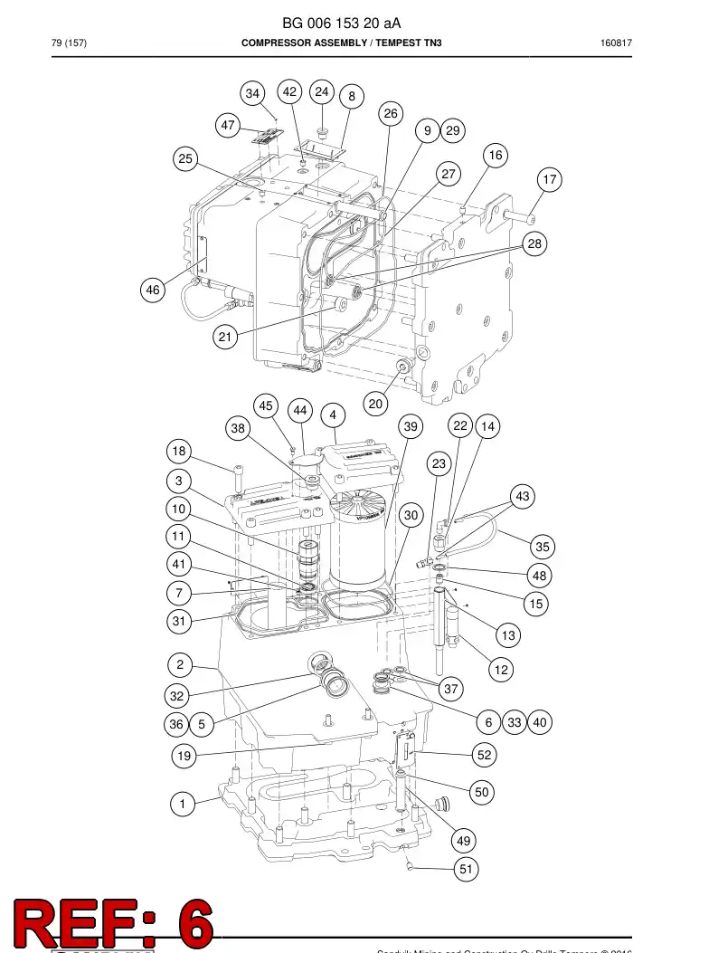 BG00616486a BG 006 164 86a Pipe, Suction - Sandvik Technical Drawing