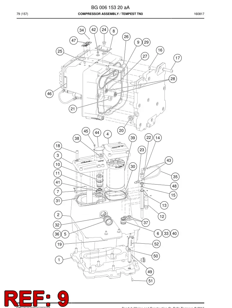 BG00616496a BG 006 164 96a Glass, Sight - Sandvik Technical Drawing