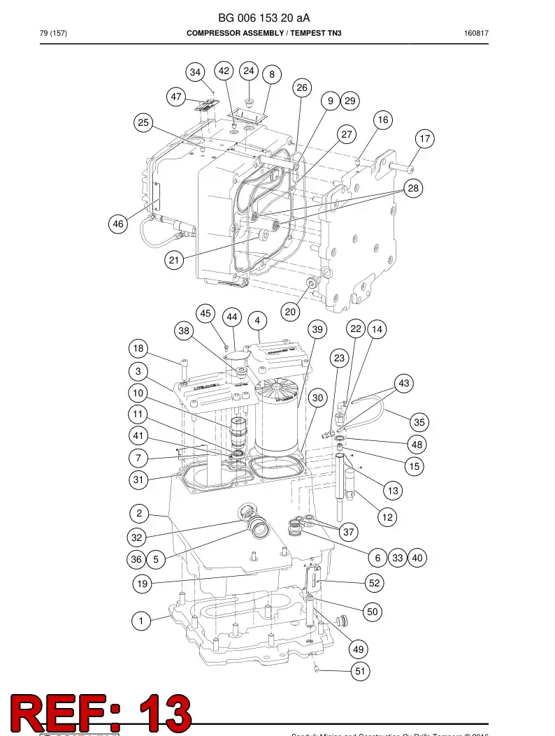 BG00616506a BG 006 165 06a Tube, Inner - Sandvik Technical Drawing