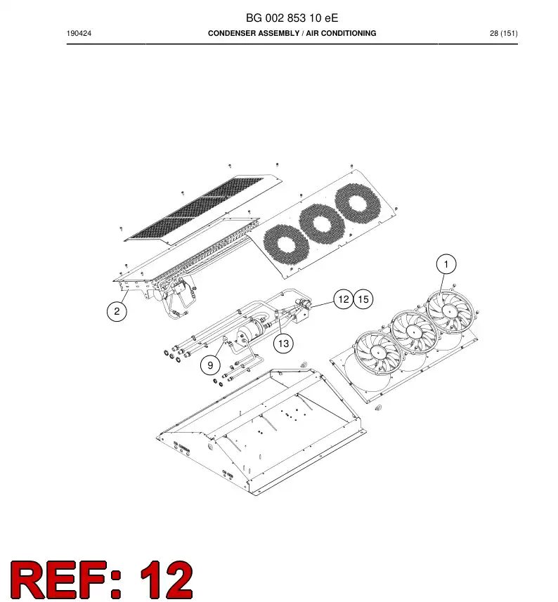 BG00617085a BG 006 170 85a Coil - Sandvik Technical Drawing