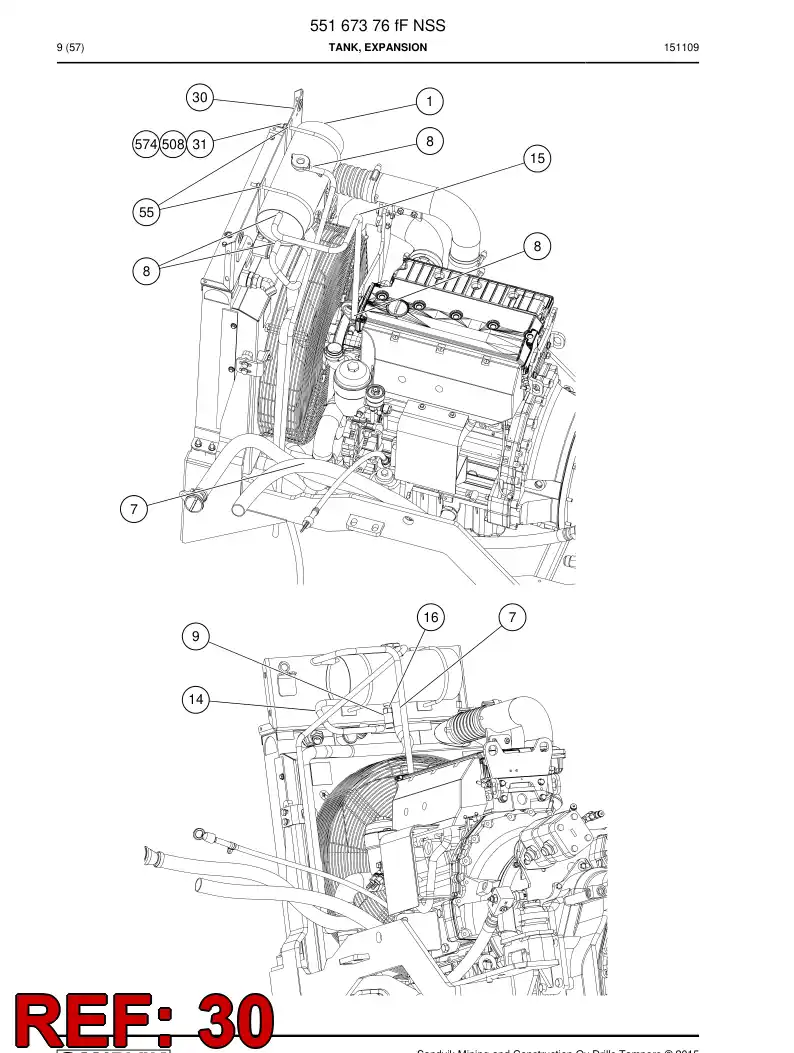 BG00619638a BG 006 196 38a Bracket - Sandvik Technical Drawing
