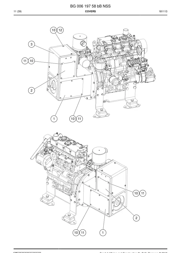 BG00619758b BG 006 197 58b Covers - Sandvik Technical Drawing