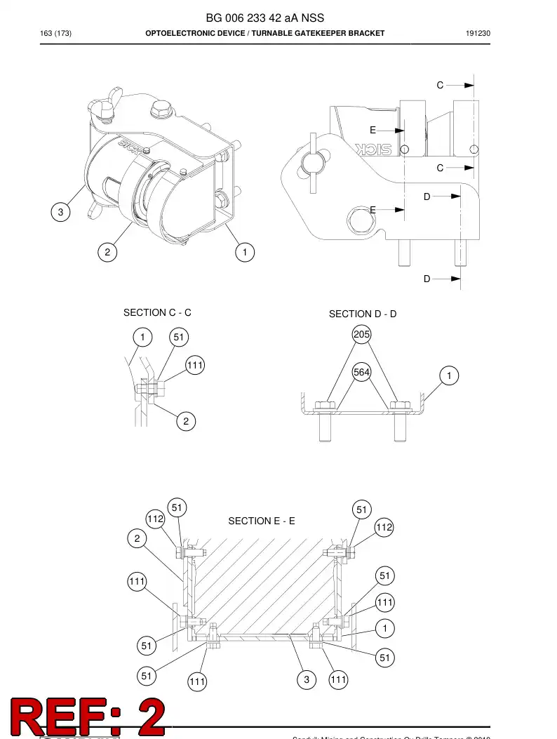 BG00623358a BG 006 233 58a Cover - Sandvik Technical Drawing