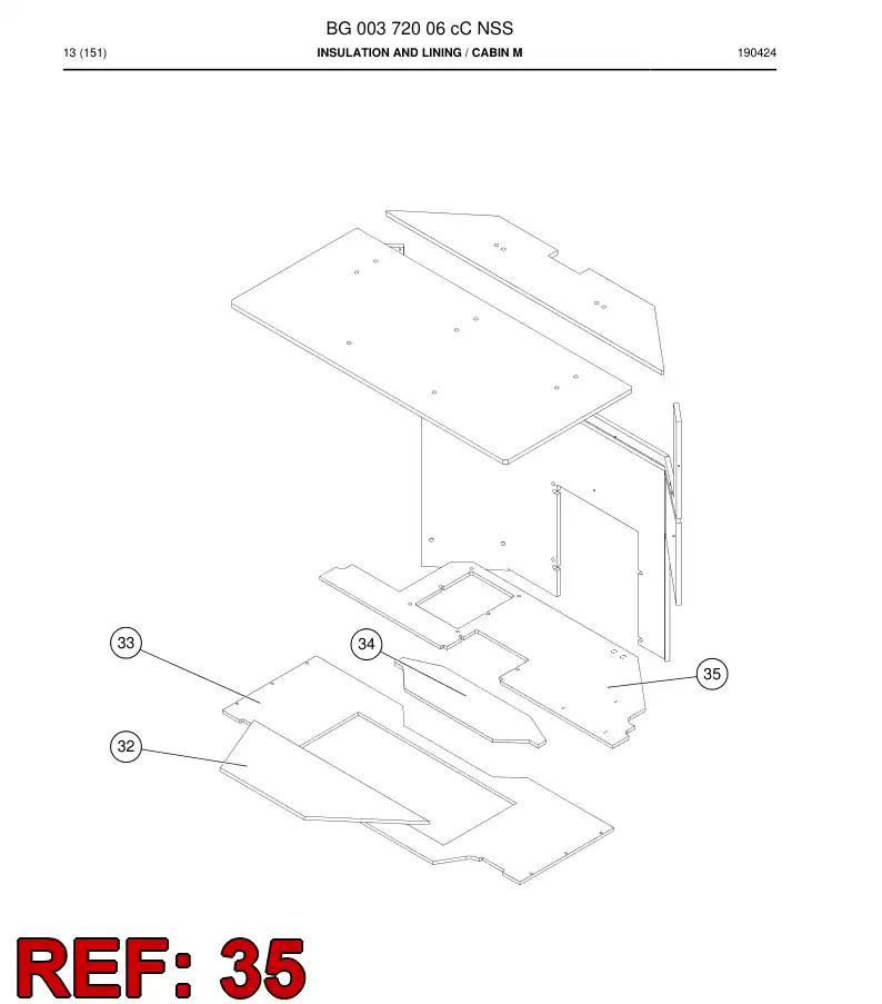 BG00624290c BG 006 242 90c Carpet - Sandvik Technical Drawing
