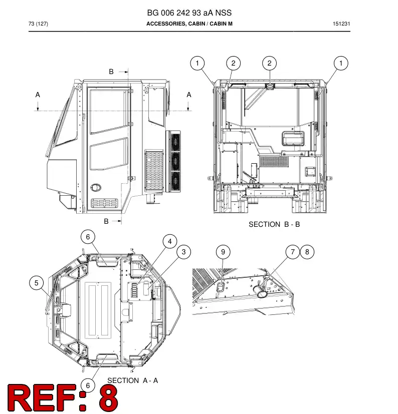 BG00625345a BG 006 253 45a Hose, Protecting - Sandvik Technical Drawing