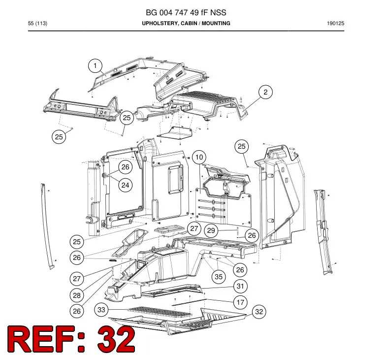 BG00626318c BG 006 263 18c Carpet - Sandvik Technical Drawing