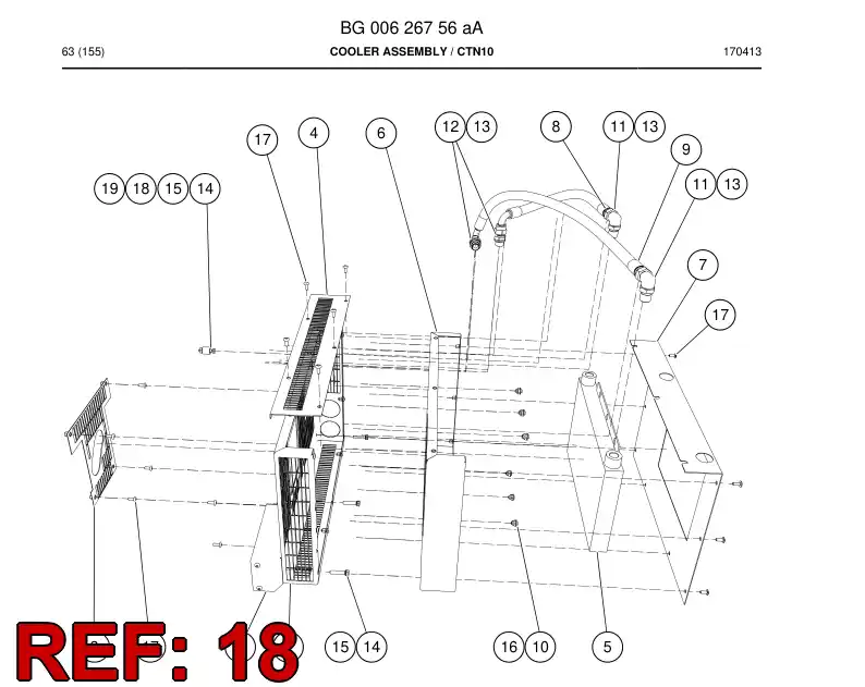 BG00627495a BG 006 274 95a Bushing - Sandvik Technical Drawing