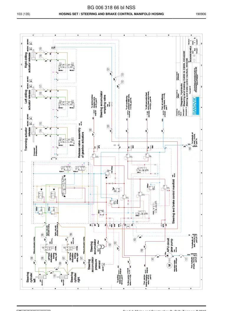 BG00631866b BG 006 318 66b Hosing Set - Sandvik Technical Drawing