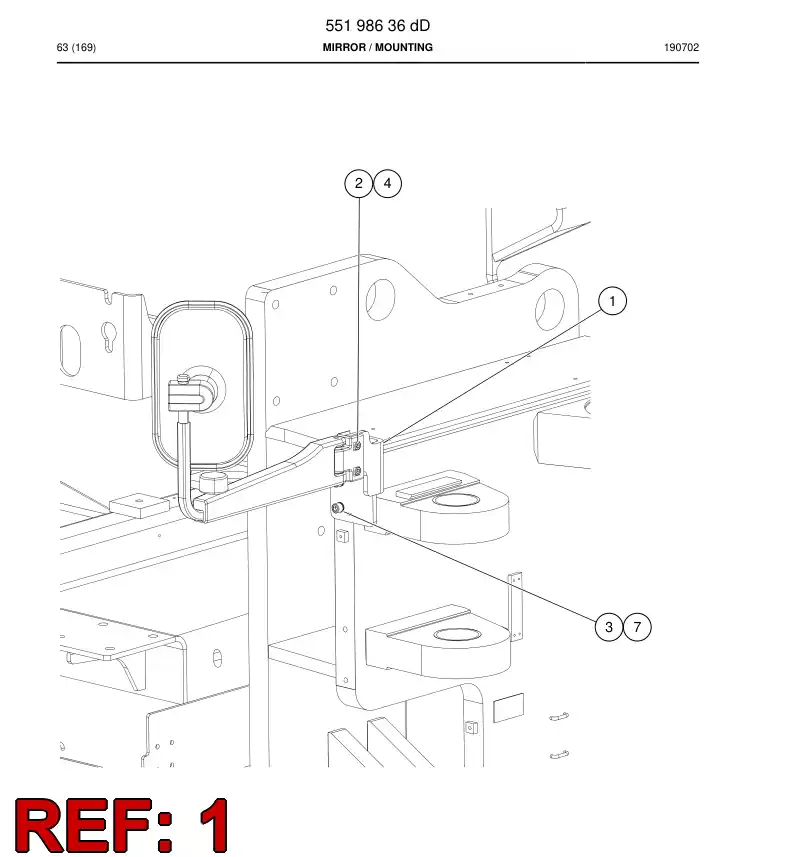 BG00636515b BG 006 365 15b Bracket - Sandvik Technical Drawing