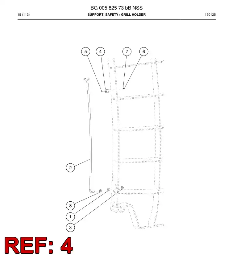 BG00638841a BG 006 388 41a Holder - Sandvik Technical Drawing
