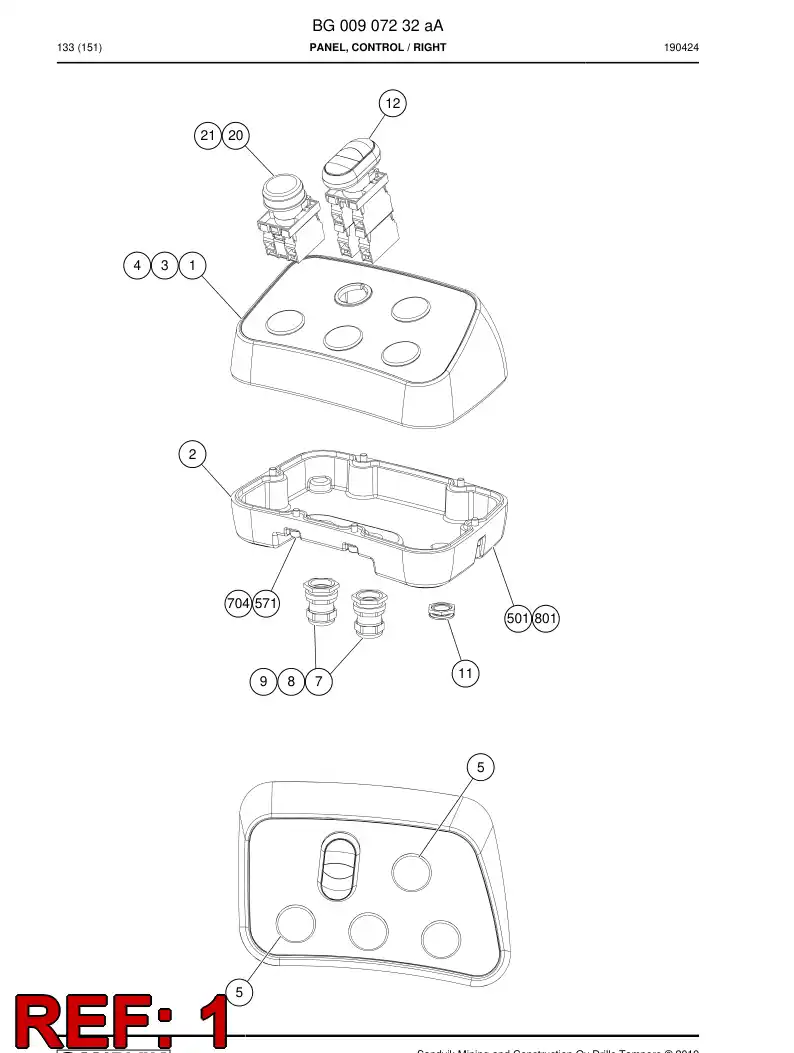 BG00644042a BG 006 440 42a Cover - Sandvik Technical Drawing