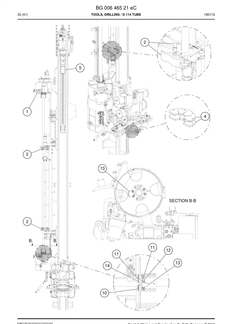 BG00646521e BG 006 465 21e Tools, Drilling - Sandvik Technical Drawing