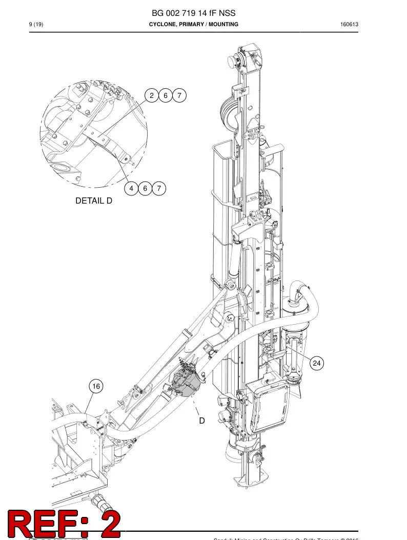 BG00647771b BG 006 477 71b Plate - Sandvik Technical Drawing