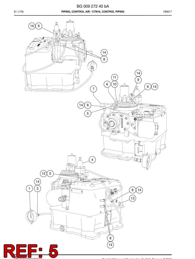 BG00648390a BG 006 483 90a Fitting - Sandvik Technical Drawing