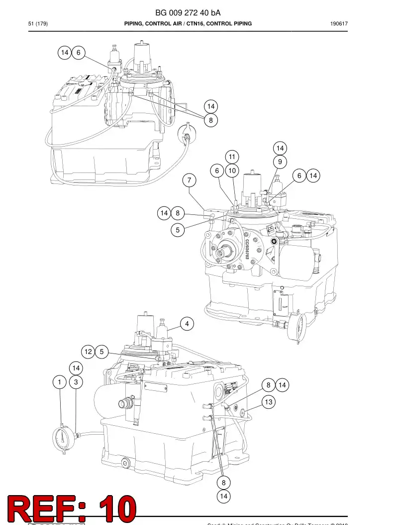 BG00648561a BG 006 485 61a Orifice, Threaded - Sandvik Technical Drawing