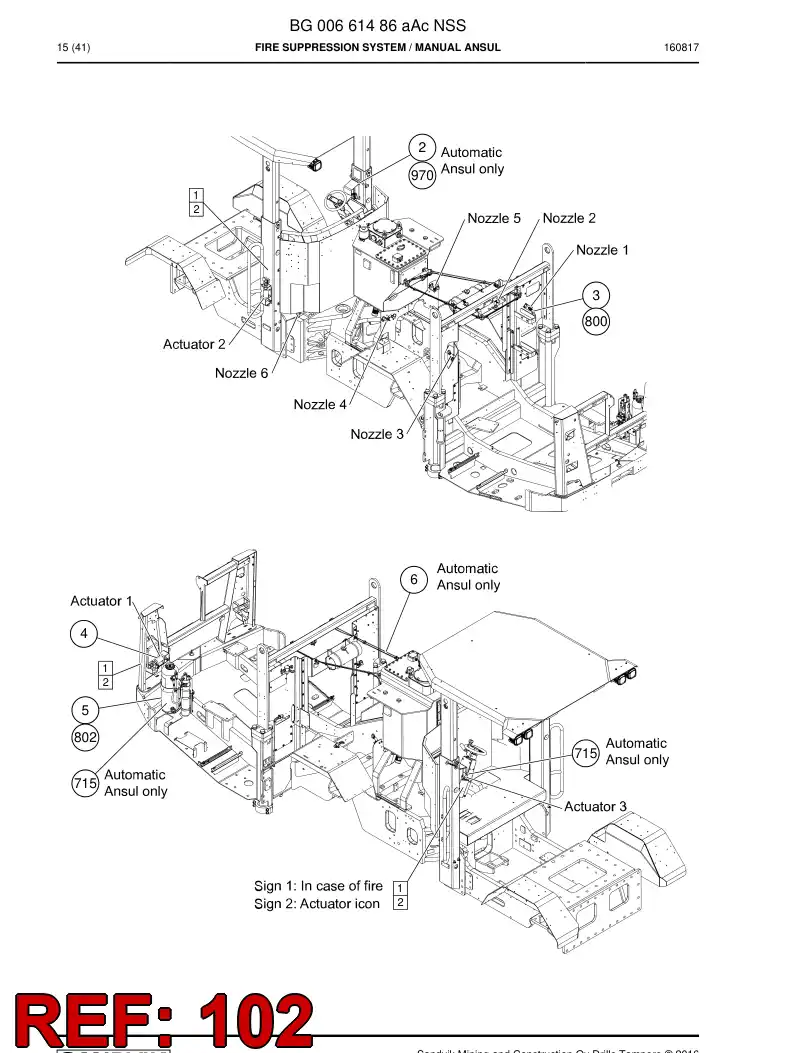 BG00649000a BG 006 490 00a Cartridge, Expellant Gas - Sandvik Technical Drawing