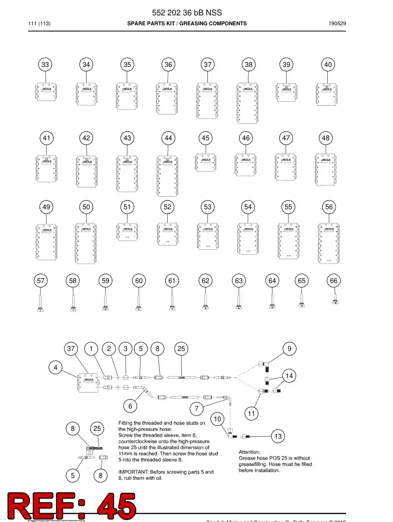 BG00651249a BG 006 512 49a DISTRIBUIDOR - Sandvik Technical Drawing