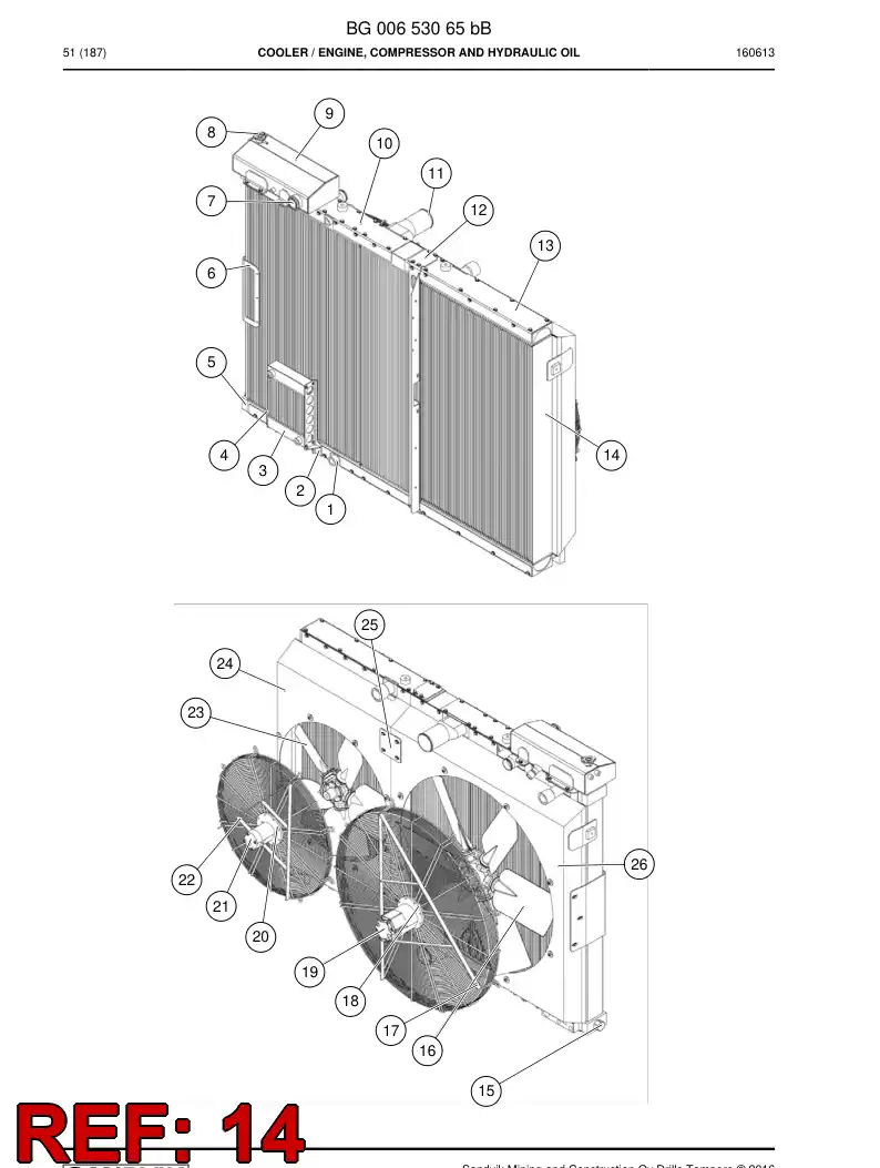 BG00653211a BG 006 532 11a Cell - Sandvik Technical Drawing