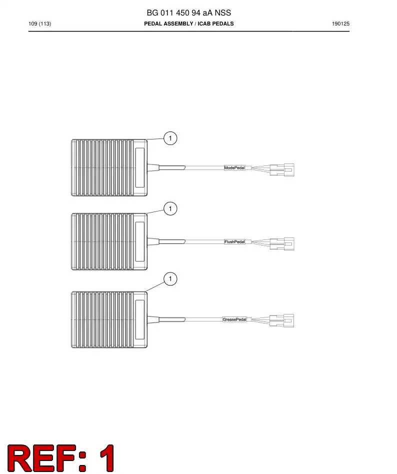 BG00653589c BG 006 535 89c Electrical Assembly - Sandvik Technical Drawing
