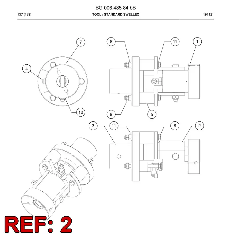 BG00654556b BG 006 545 56b Clip - Sandvik Technical Drawing