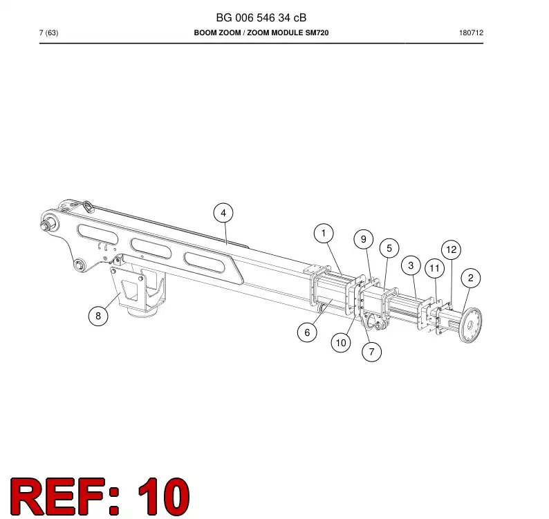 BG00654649a BG 006 546 49a Wiper - Sandvik Technical Drawing