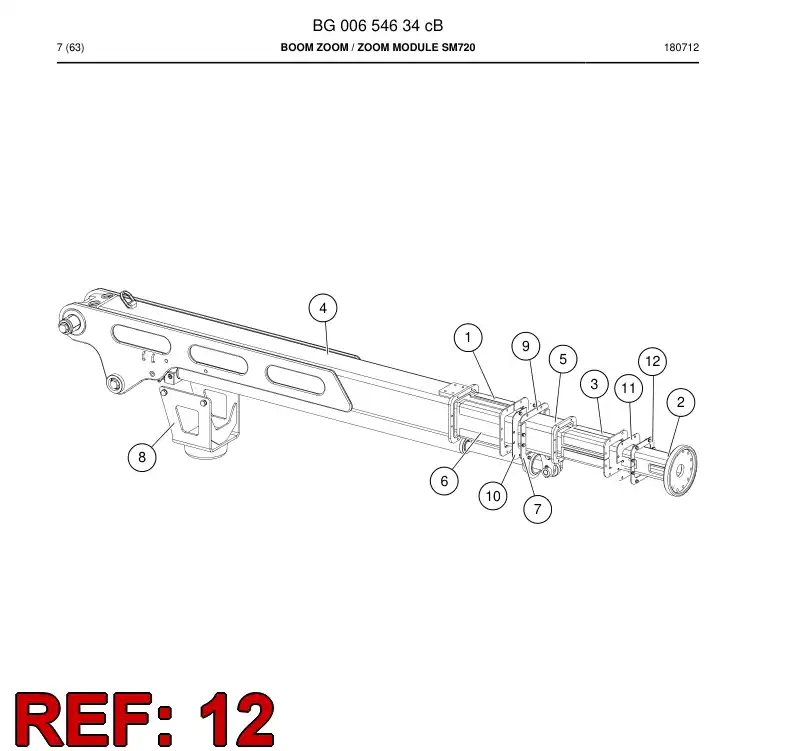 BG00654652a BG 006 546 52a Plate - Sandvik Technical Drawing
