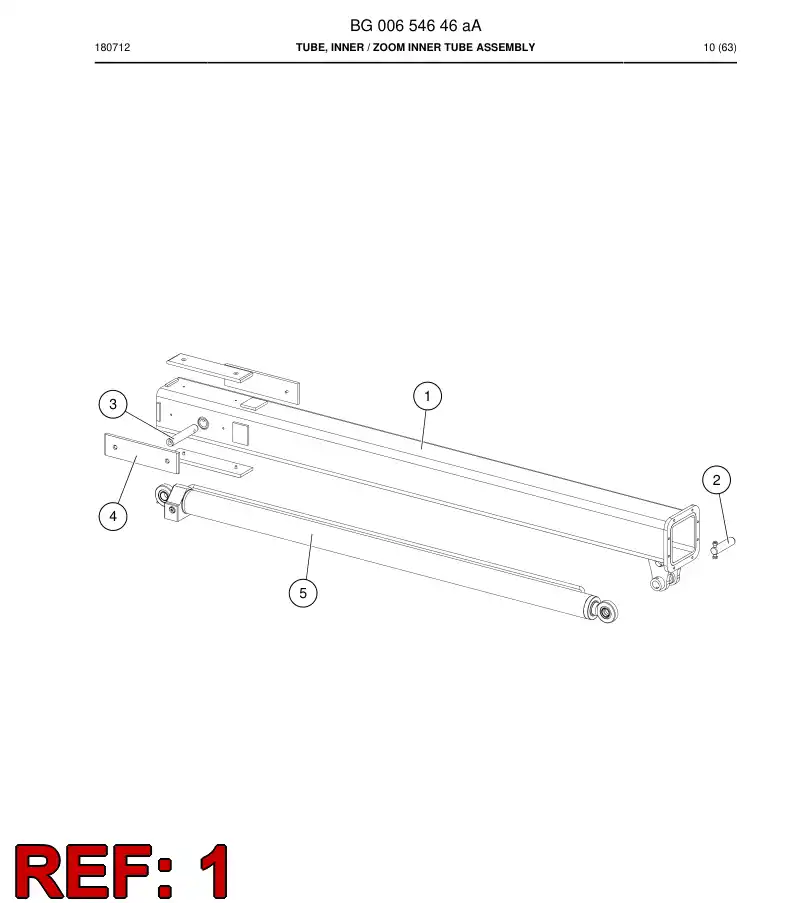 BG00654698a BG 006 546 98a Pipe - Sandvik Technical Drawing