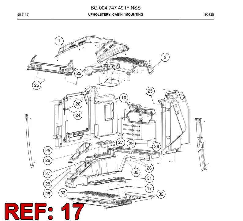 BG00655381c BG 006 553 81c Plate - Sandvik Technical Drawing