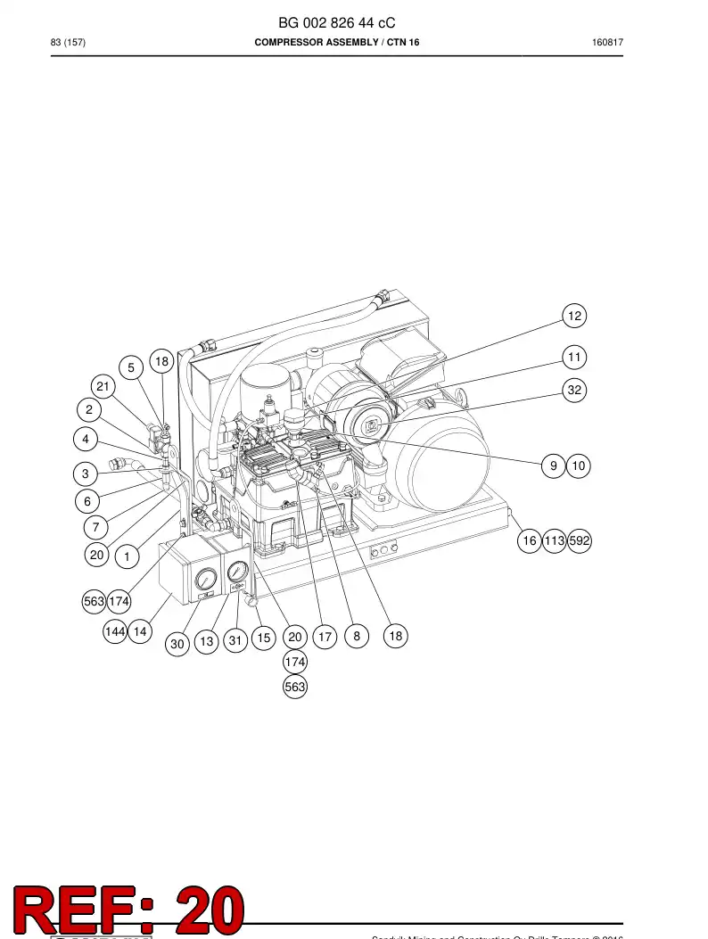 BG00656294a BG 006 562 94a Lifting Equipment - Sandvik Technical Drawing