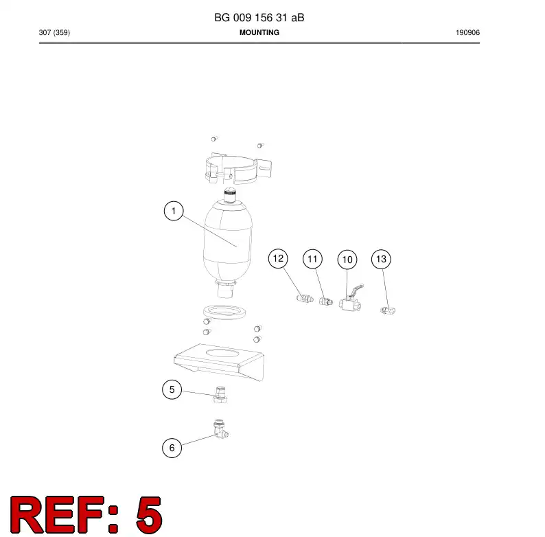 BG00656819a BG 006 568 19a Adapter, Reducer - Sandvik Technical Drawing